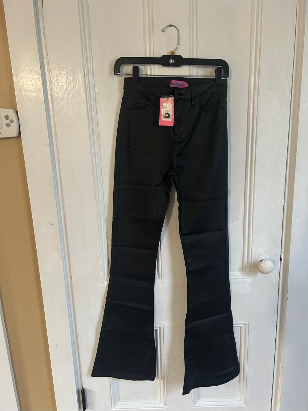 Edikted Black Boot Cut Flare Pants